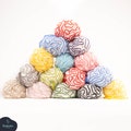 Organic Cotton Shower Pouf | Gentle Exfoliating Body Loofah | Handmade Bath Pouf | Plastic Free | Organic Gift | Eco Friendly Gift