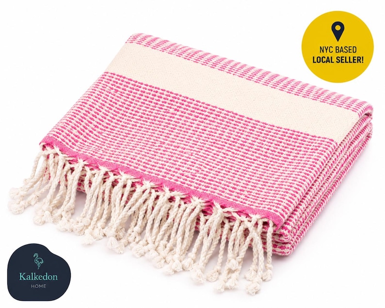 Bamboo Turkish Towel: Personalized Beach Blanket, Picnic Blanket image 1