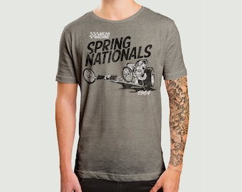 1964 Spring Nationals Drag Racing T-Shirt: Vintage Automotive Tee