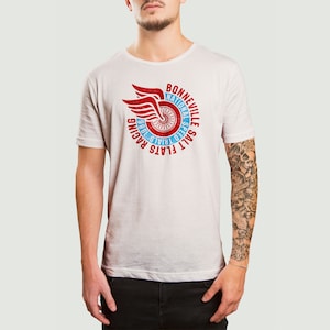 Bonneville Salt Flats T-Shirt, Land Speed Racing Tshirt, Motorcycle Shirt, Speed Week Race, Automotive Graphic Tee, High Speed, Fast Cars