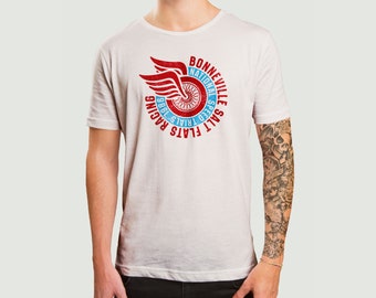 Bonneville Salt Flats 1986 T-Shirt: Land Speed Racing Graphic Tee