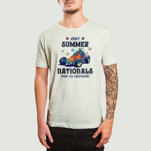1960s Racing T-Shirt, Sprint Car Championship, Automotive Graphic Tee, Vintage Racing Tshirt, 60s Race Car, Old School Shirt, Nostalgia