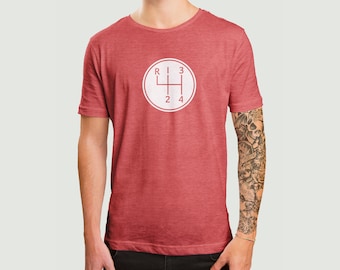 T-shirt med 4-växlad växellåda: T-shirt med H-mönster och manuell växellåda