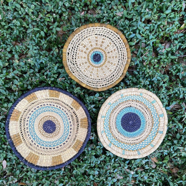 African Basket Wall Decor Etsy