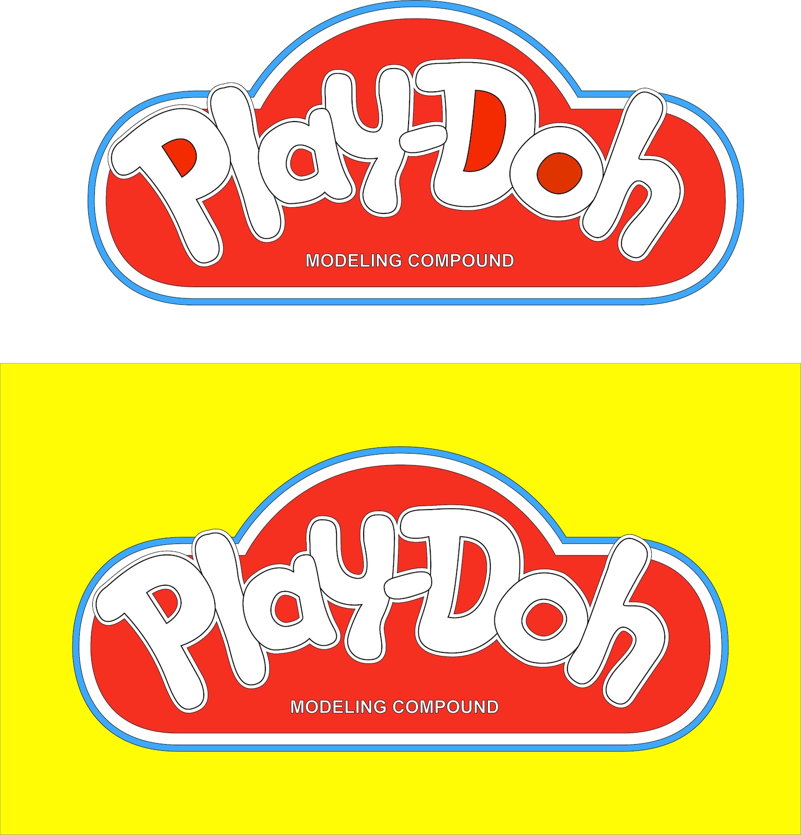 Play-doh Logo Svg Png Jpeg Dwg Eps Clip Art Silhouette Image | Etsy