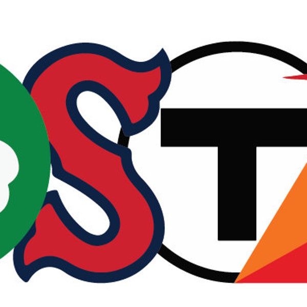 Boston Sports Laptop Stickers Etsy