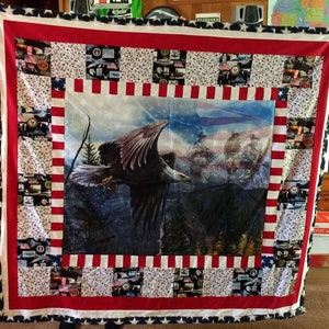 Handgemaakte quilt van American Pride