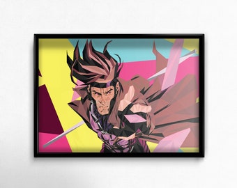 Gambit Geometric Artwork Poster