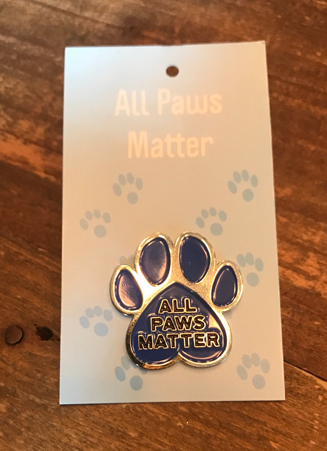 All Paws Matter Animal Rescue Lapel Pin Badge Dog Cat Pet Etsy