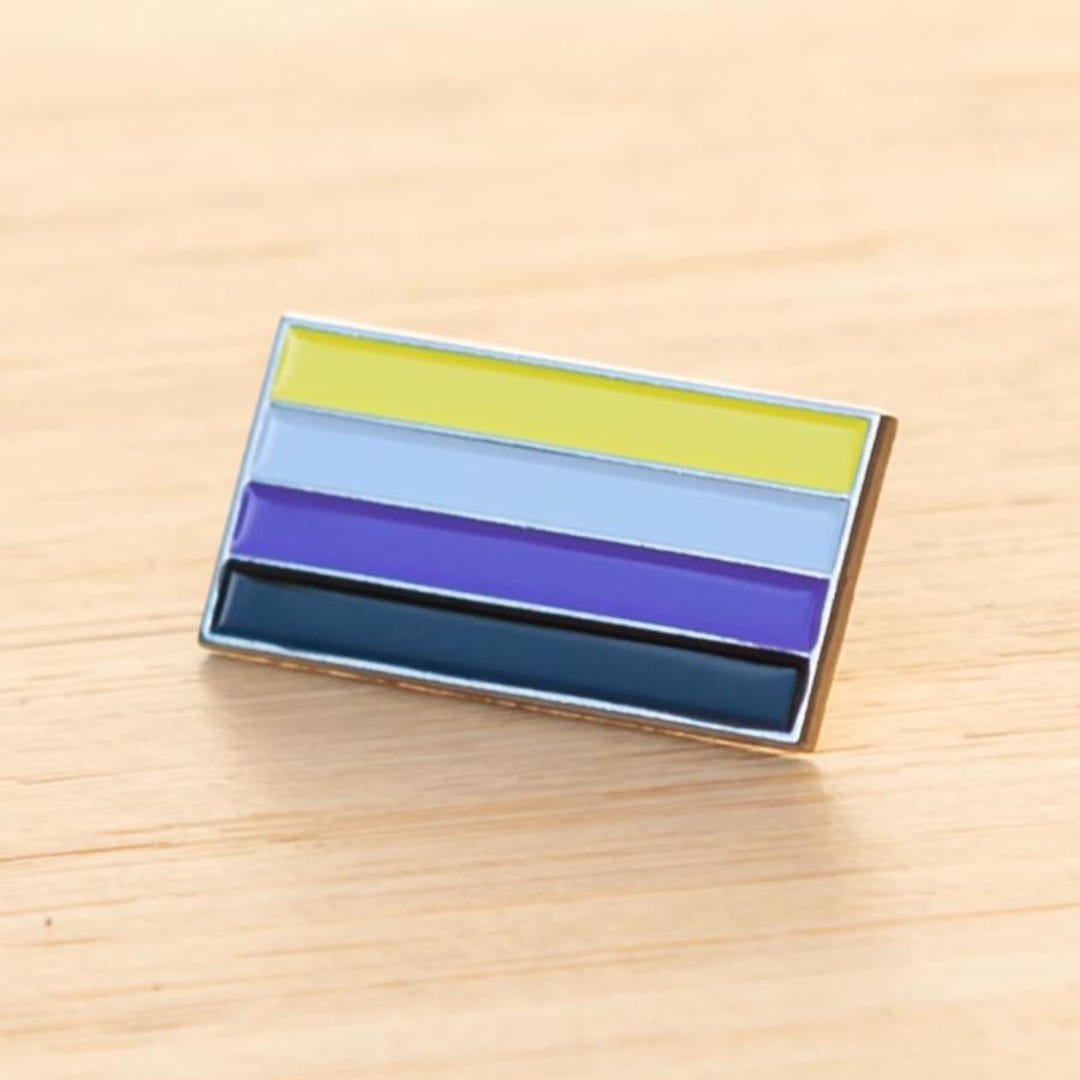 Nonbinary Pride Yellow White Purple Black Flag 1