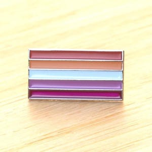 Lesbisk Pride Orange Rosa Vit Flagga 2,5 cm Kavajnål Ryggsäck HBTQ+ Gay Ally Progress USA Us Jämlikhet Enhet Stöder Välgörenhet