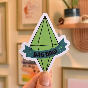 Simlish Plumbob Sticker | Dag Dag