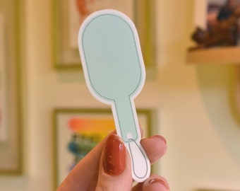 Sexy Sticker of a Spanking Paddle