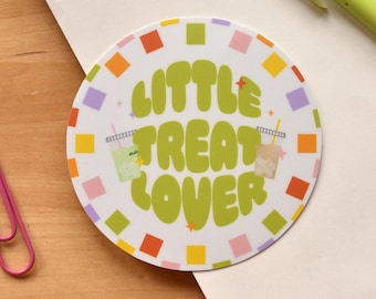 Little Treat Lover Sticker | Waterproof Matcha Sticker