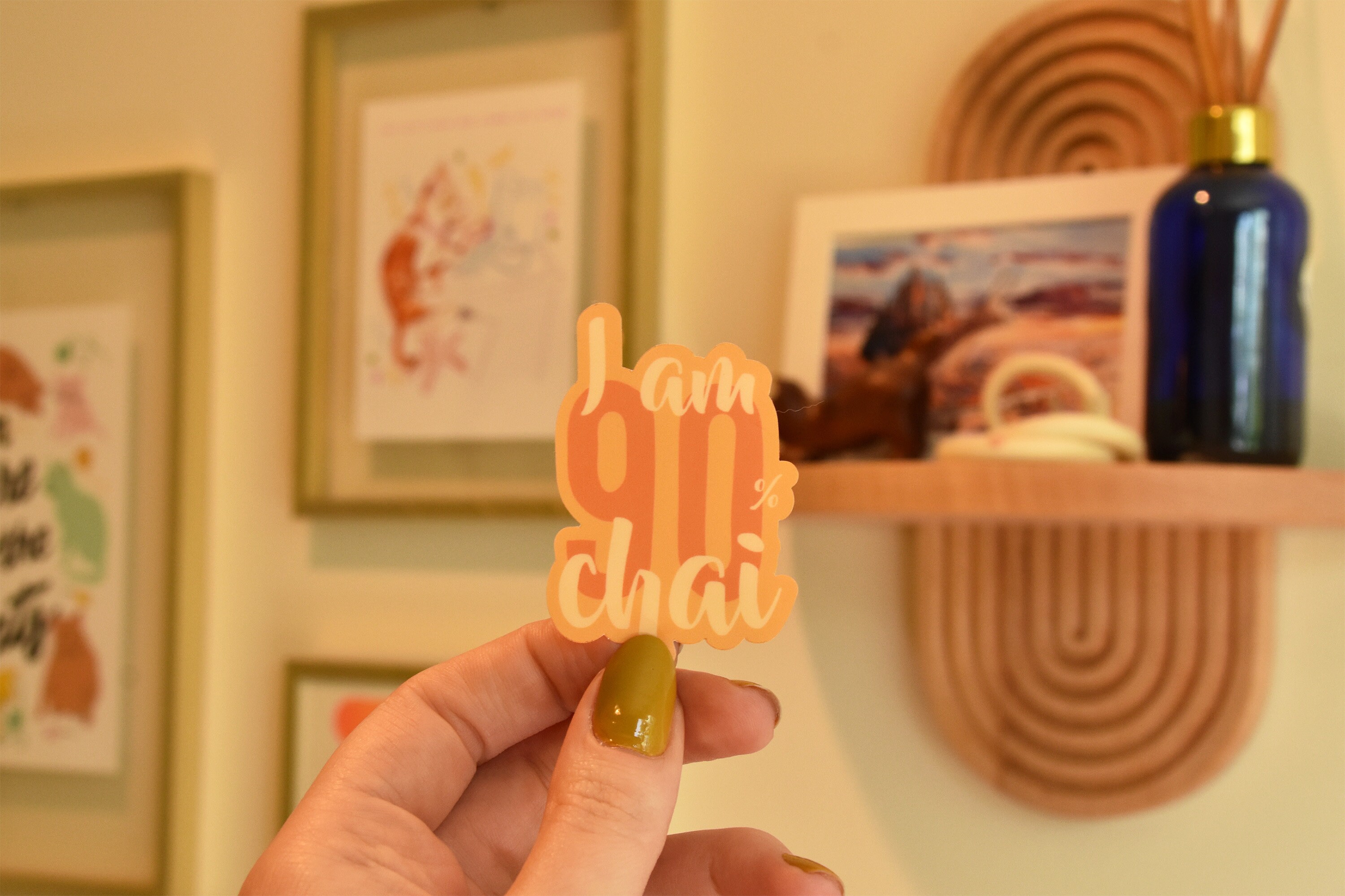 Chai Vinyl Sticker - Waterproof Tea Decal - Etsy