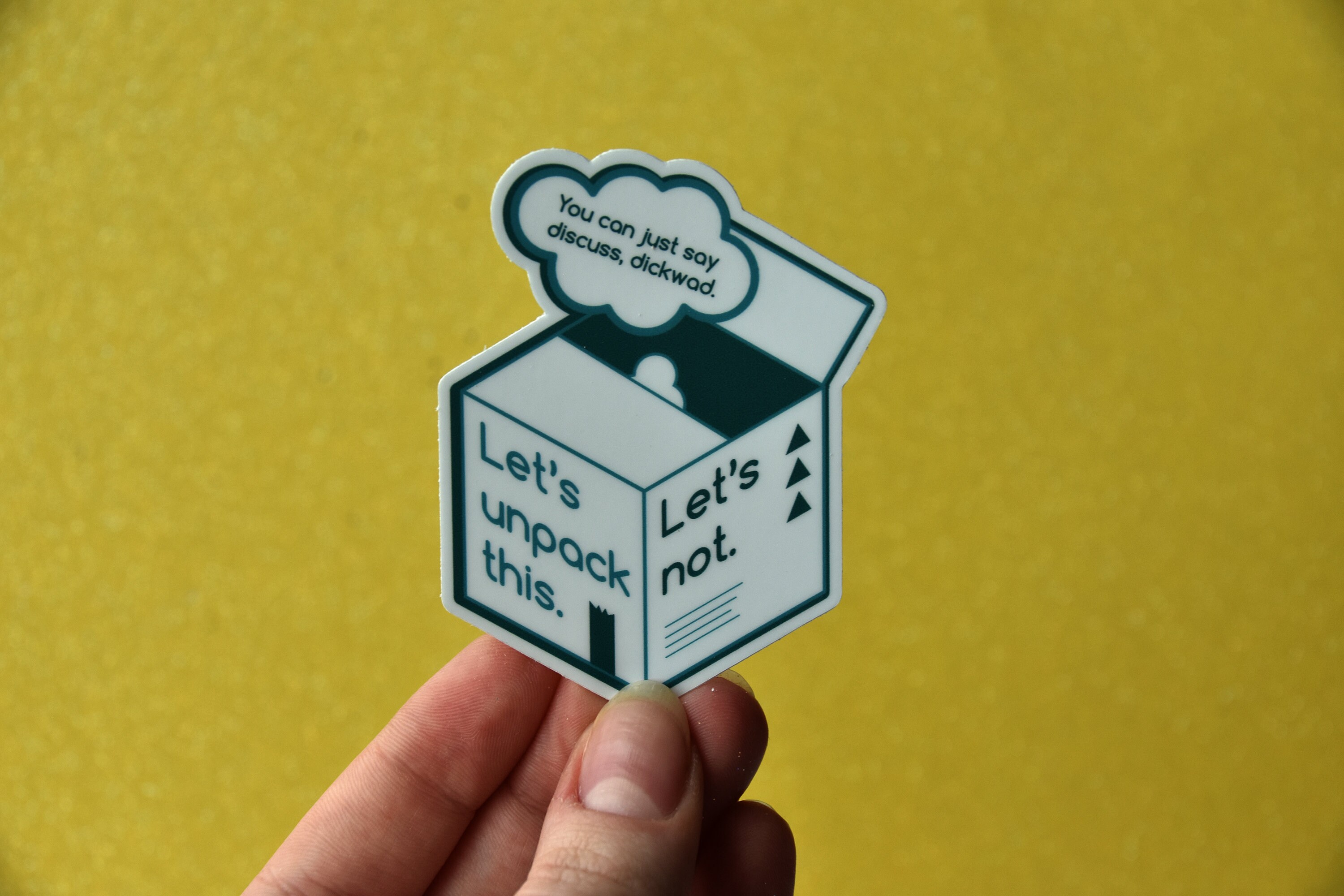 Unpacking stickers balitiklo