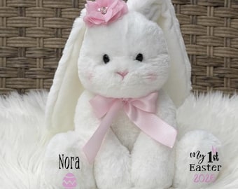 My 1st Easter, Baby’s first Easter, my first Easter stuffed animal, personalized stuffed animal, personalized Easter bunny, custom bunny