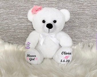 personalized teddy bear for baby girl