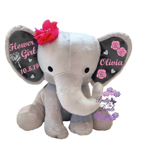 flower girl stuffed animal