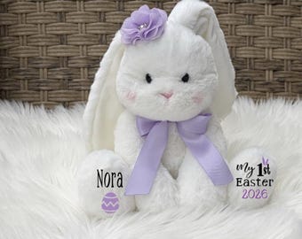 My 1st Easter, Baby’s first Easter, my first Easter stuffed animal, personalized stuffed animal, personalized Easter bunny, custom bunny