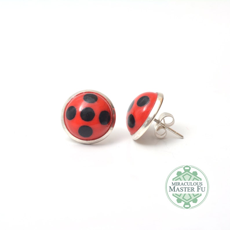 Miraculous Ladybug earrings Etsy