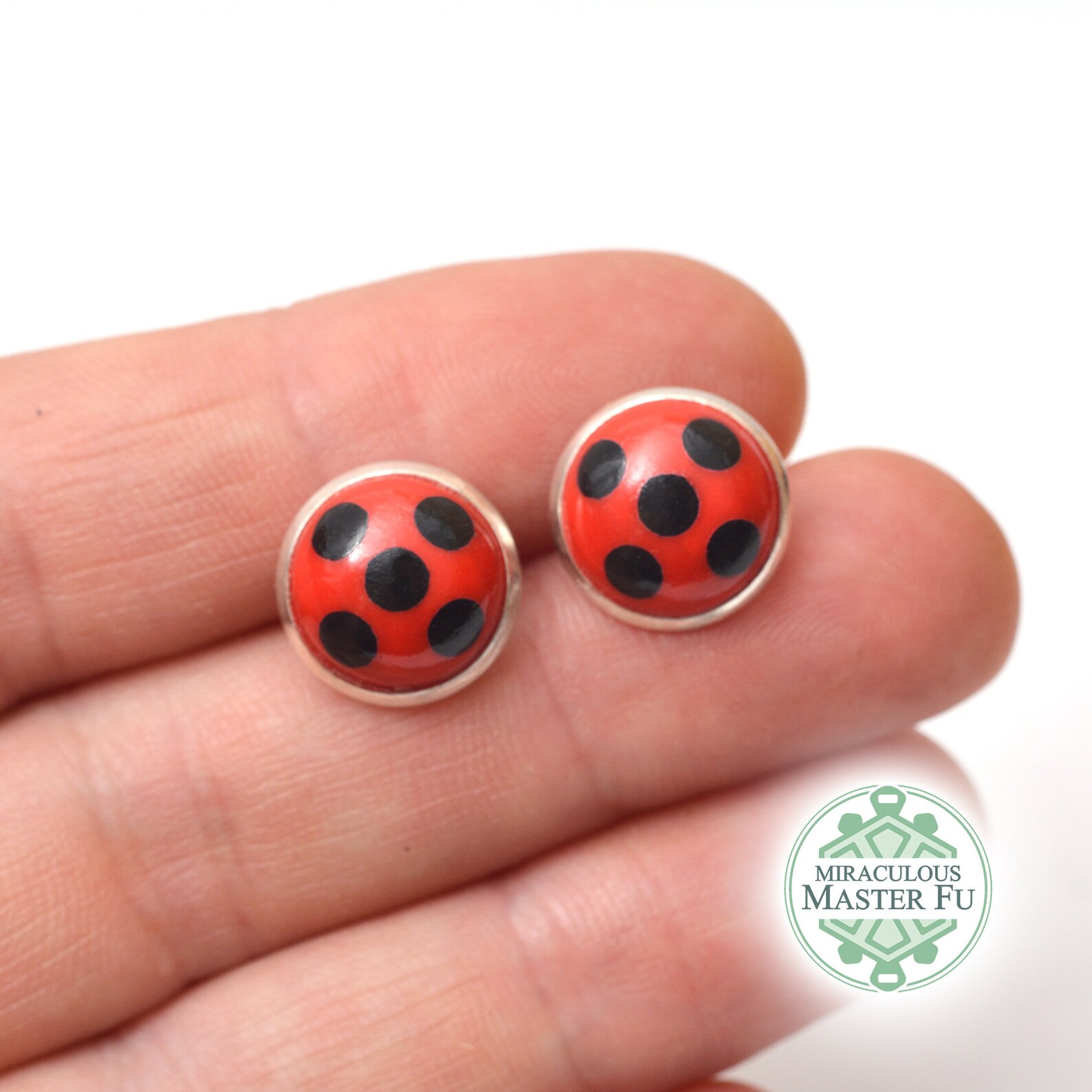 Miraculous wooden box with Ladybug earrings Etsy