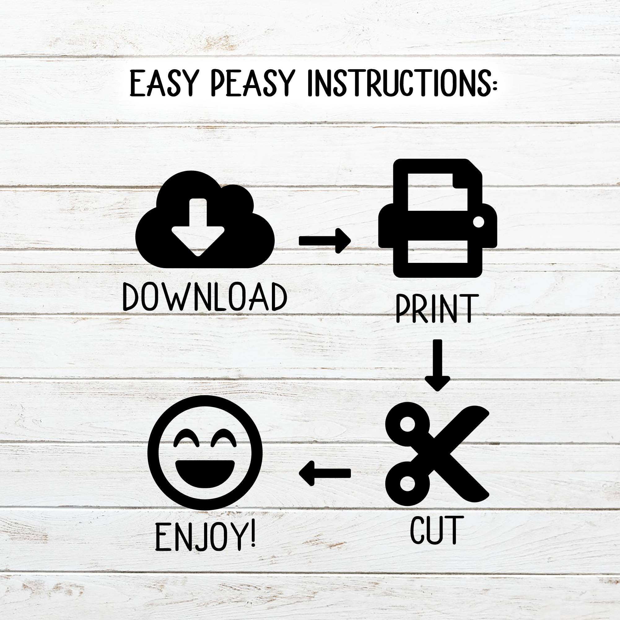 Psalm 1 Printable Scripture Cards KJV 6 Card Set Large Font Size 5.5x4 ...