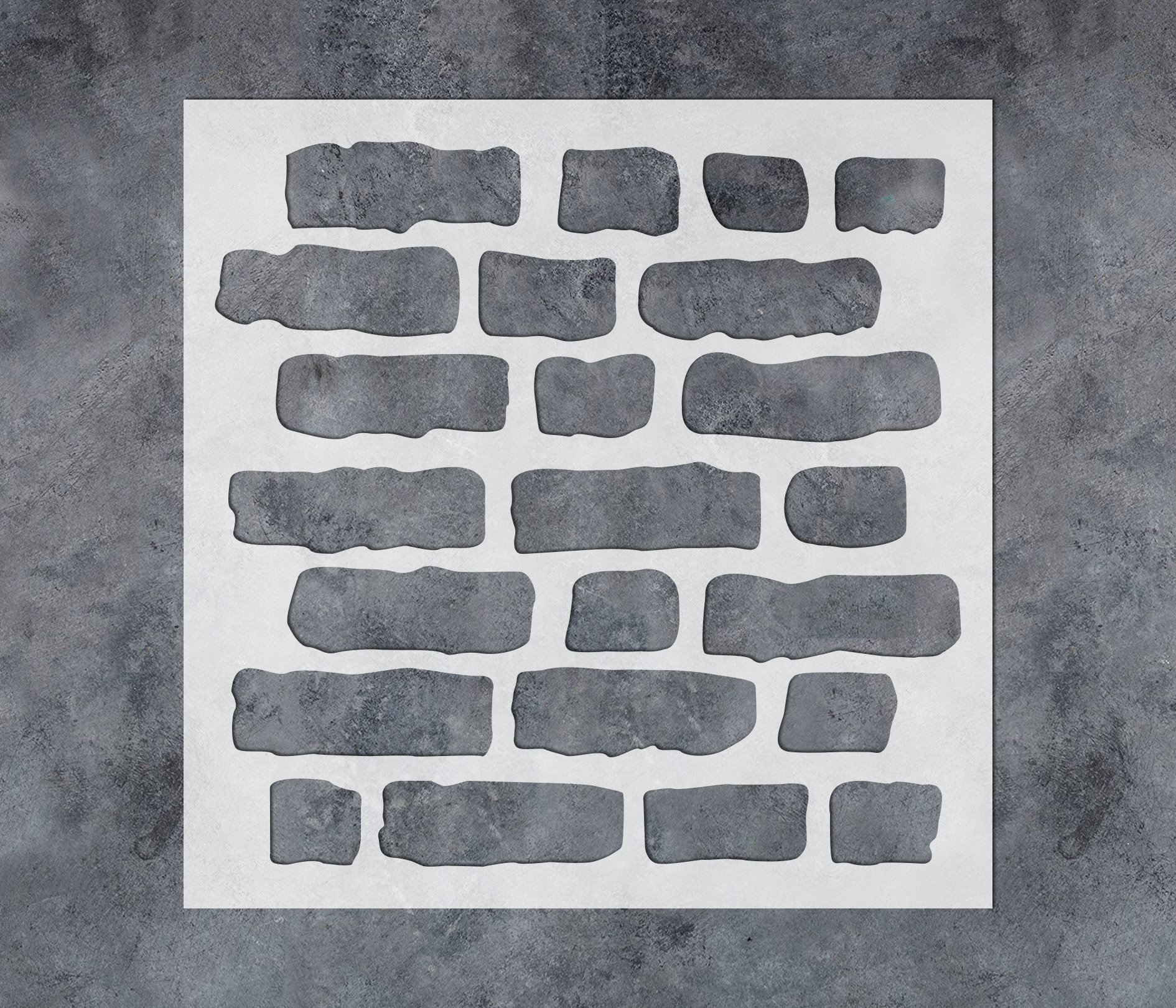 STENCIL- Brick Wall