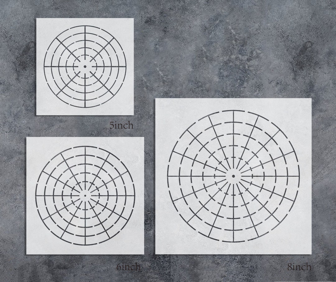 Mandala Stencils Template Set Mandala Dotting Tool 8/12/16 Segment Art ...