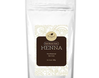 Dunkelbraune Farbe Henna - 20g & 100g