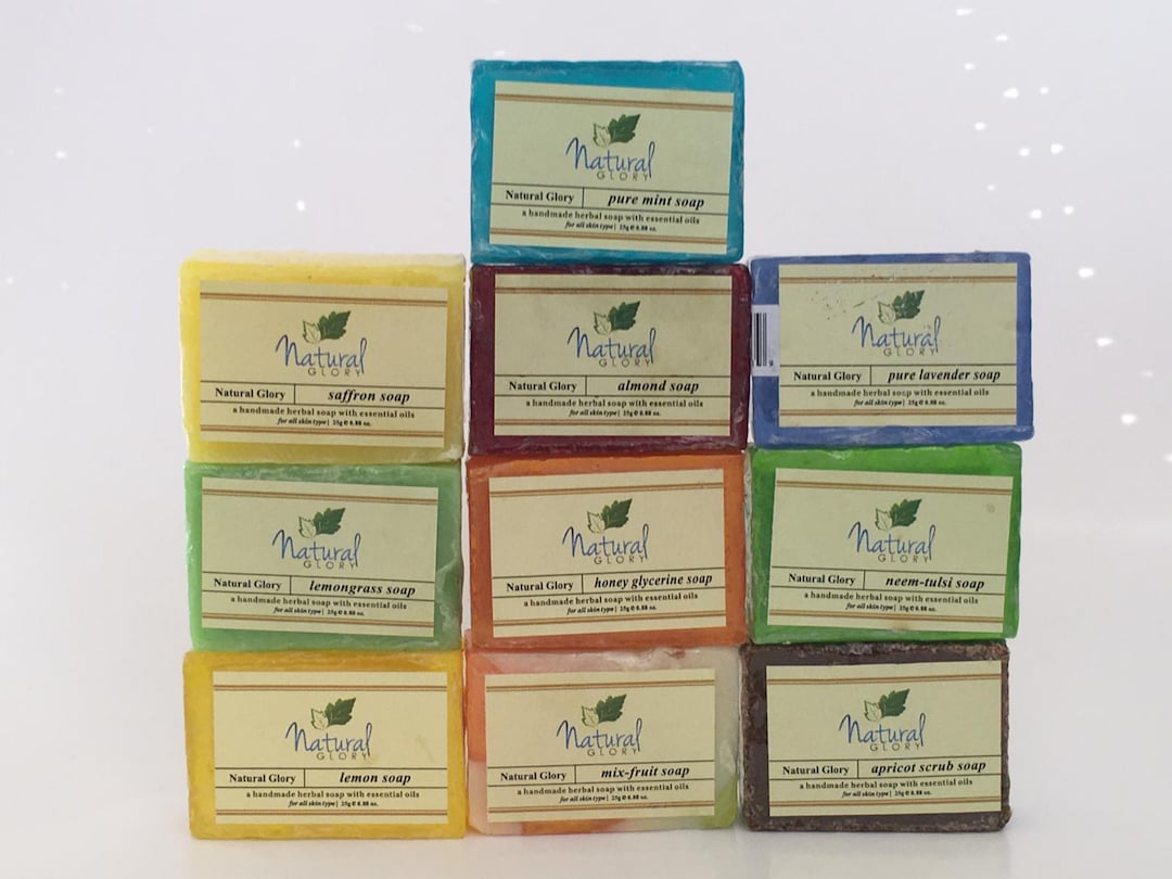 Natural Glory Set of 19 Soaps ( 25 Gms Each), Set of Mini