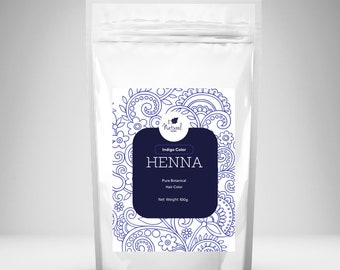 Indigo powder- 20gm & 100gm, Indigo shade Henna Hair Color, Chemical free hair color, Natural Ingredients hair color