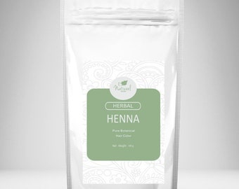 Herbal Henna- Fresh Indian Henna 20gm & 100gm - Natural Conditioner (Leaves Reddish Color)