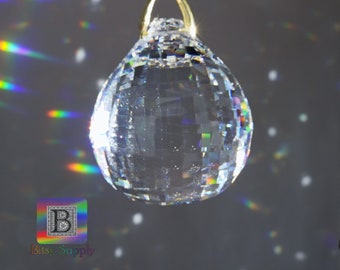 Prisme Boule Cristal Attrape-Soleil - Suspendu Fenêtre, Décoration Arc-en-Ciel Et Photographie