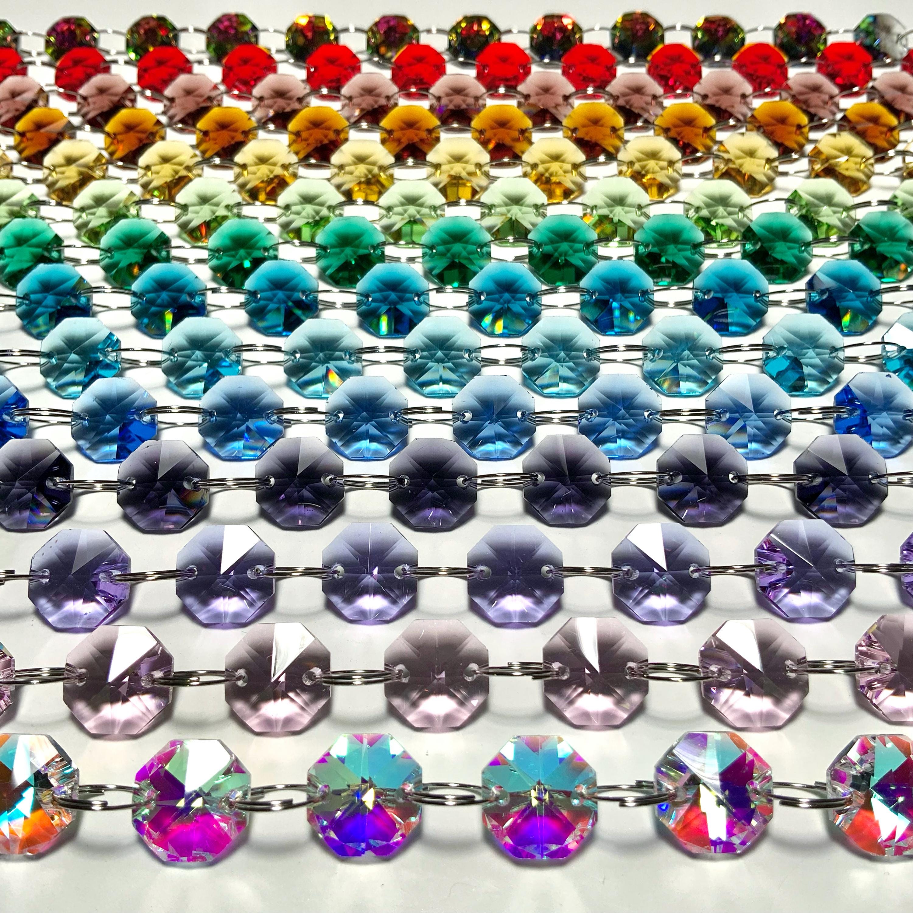 Lot De 165 Perles En Verre Vintage - Turquoise, Rose, Jaune - Lustrées & Pampilles - Occasion