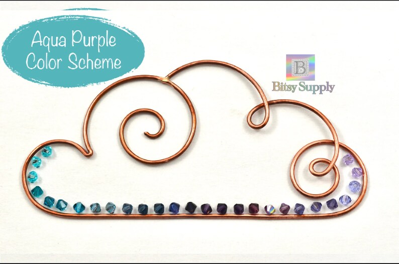 Raincloud Suncatcher Kit DIY Suncatcher Kit for Beginners Etsy