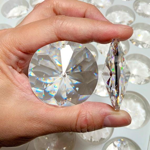 30 Sfere Di Cristallo Con Prisma - Acchiappasole 20mm, Da Appendere, Decorazione Casa E Giardino - Foto 9