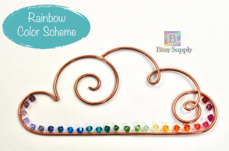 Raincloud Suncatcher Kit DIY Suncatcher Kit for Beginners Etsy