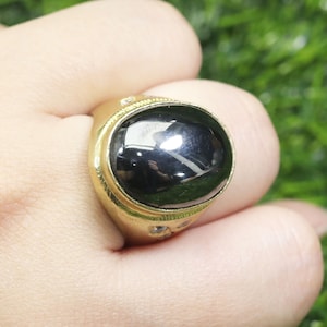 Ring Leklai Magnetic Anti Magic Black Colour, Mountain Thai Amulet Magic Talisman, powerful amulet , Thai amulet ring, Gift, Thai ring
