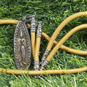 Amulet talisman, Phra leela, Old buddha, Thai pendant, Necklace and pendant, powerful miracle amulet pendant, Rare old Phra Leela, Gift,Thai image 3