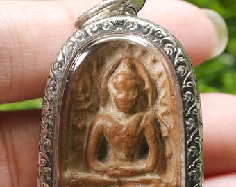 Thai Phra Soom Kor Amulet-Powerful Protection Lucky Charm Prosperity Wealth Buddha Pendant