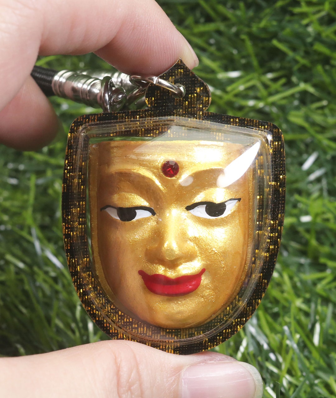 Lot De 9 Médailles Amulettes Thaïlandaises - Bouddha Moine Sacré - Laiton Alliage - Thaïlande