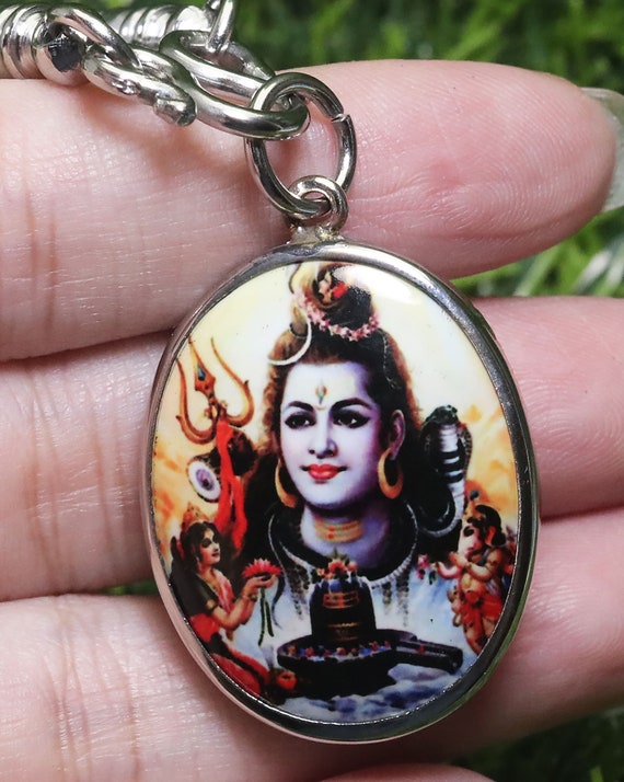 Shiva locket, blessed, Shiva statue, Durga pendan… - image 6