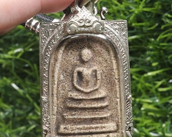 Old Buddha, Phra Somdej, Amulet and Talisman, Wat rakhang, Monk Amazing Buddhism Talisman, LP Toh, Pendant, Thai pendant, Rare thai Buddha,