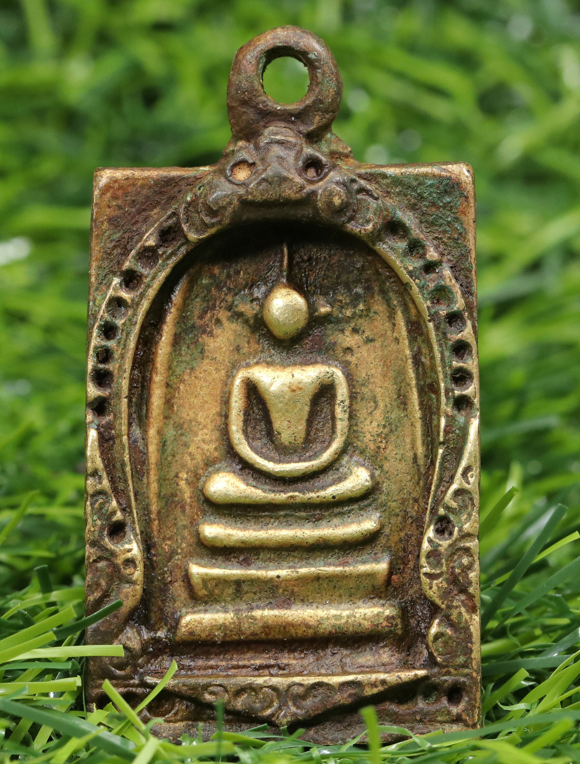 Antique Prayer Beads Necklace Talisman Magic Luck Real Holy Thai Buddha Amulet 