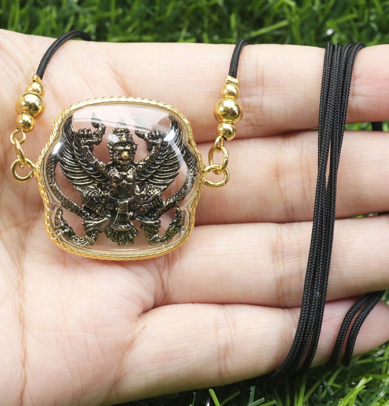 Garuda Pendant Thai Amulet Pendant Thai Necklace Garuda Etsy