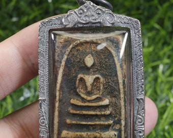 Amulet and Talisman, Wat rakhang, Phra Somdej, Monk Amazing Buddhism Talisman, LP Toh, Necklace, Pendant, Thai pendant, Rare thai Buddha,
