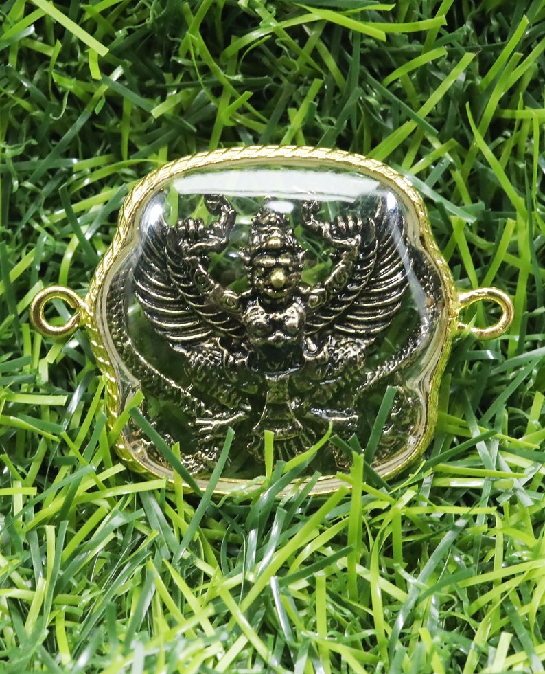 Garuda Pendant Thai Amulet Pendant Thai Necklace Garuda Etsy
