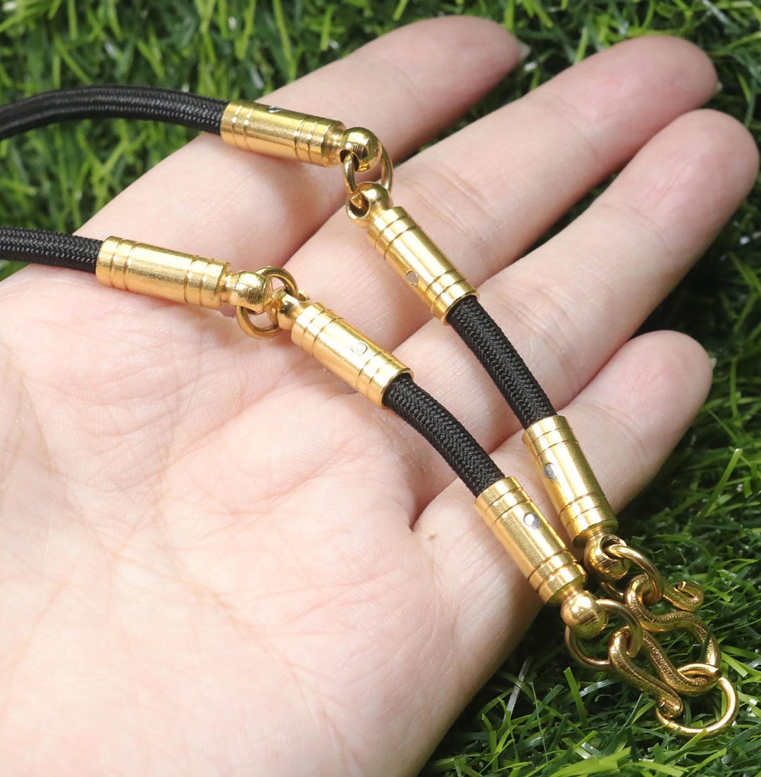 Talisman Rope Thai Amulet Rope Necklace 3 Hooks: Handmade Talisman, Gold Plated (26 ...