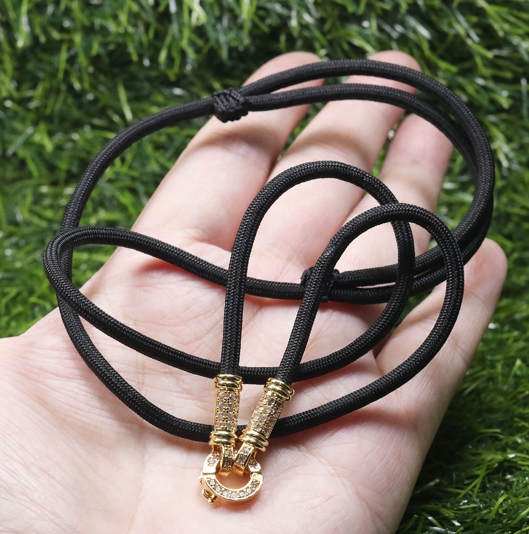 Talisman Rope Thai Amulet Rope Necklace: Handmade Adjustable Talisman (20-26 Inches ...